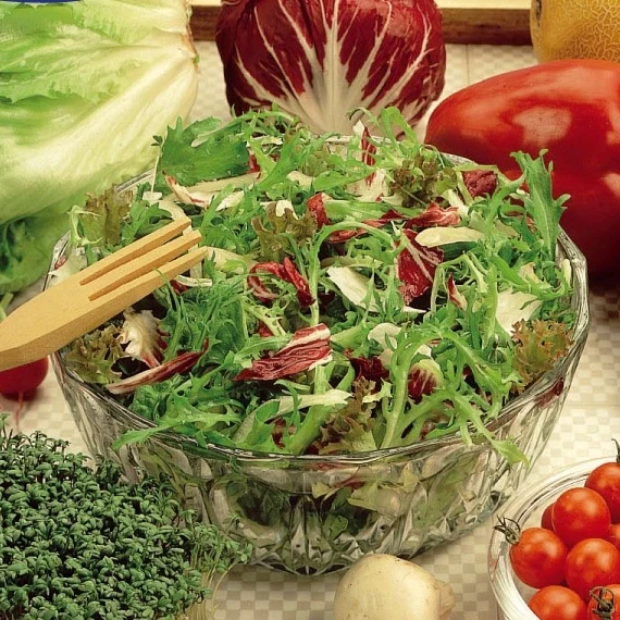 Salades gastronome en mélange