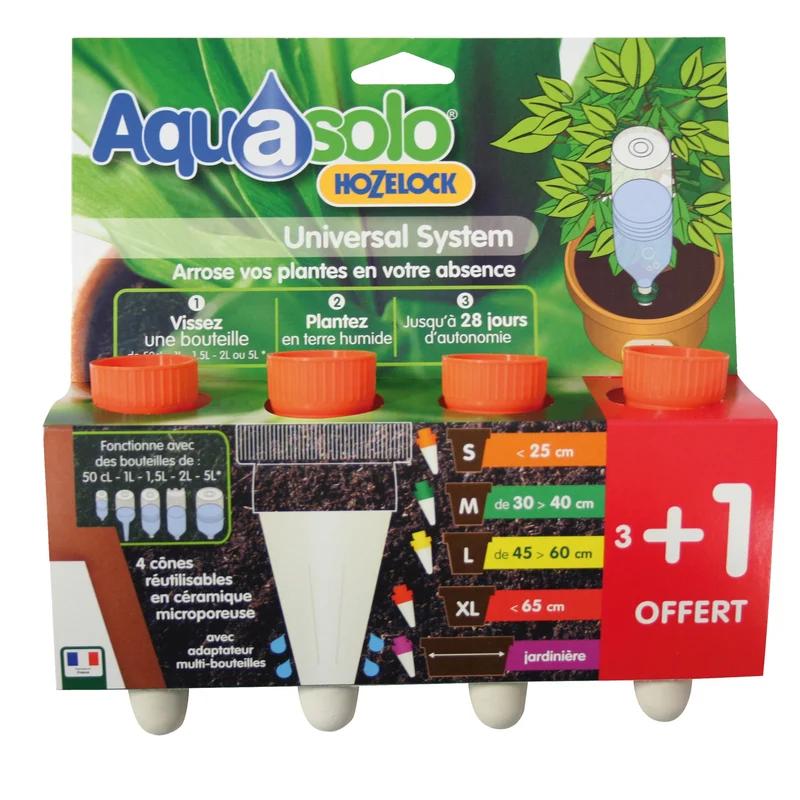 4 Cônes d’arrosage Aquasolo S HOZELOCK