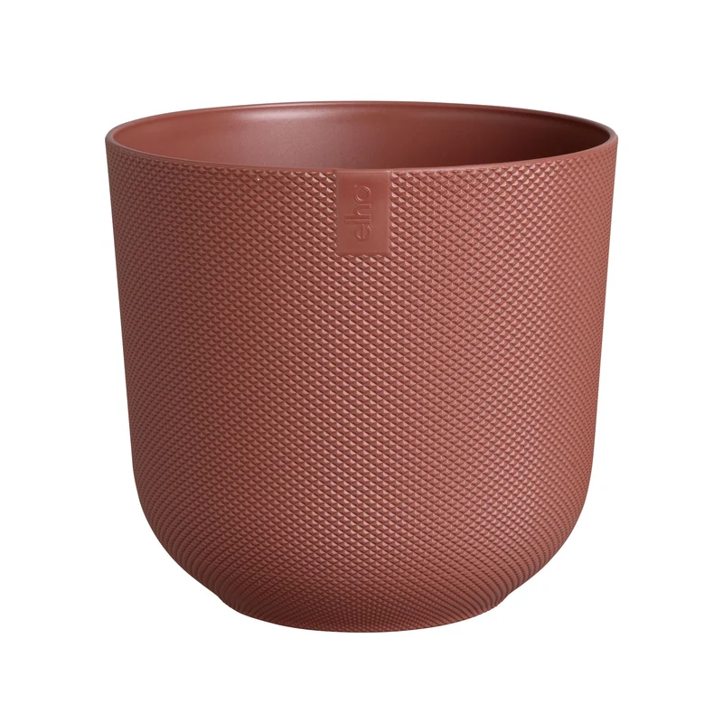 Cache pot Jazz rond Terracotta ELHO