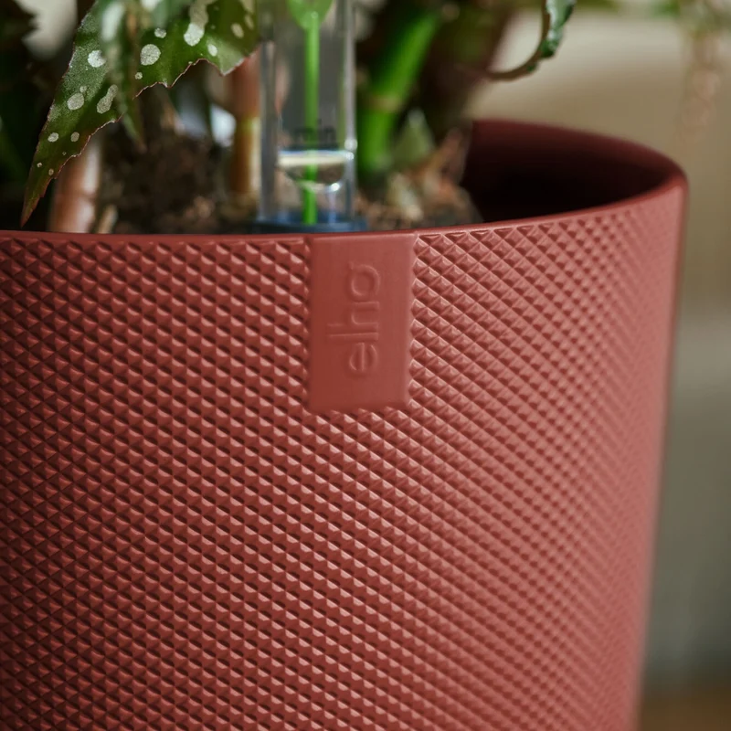 Cache pot Jazz rond Terracotta ELHO