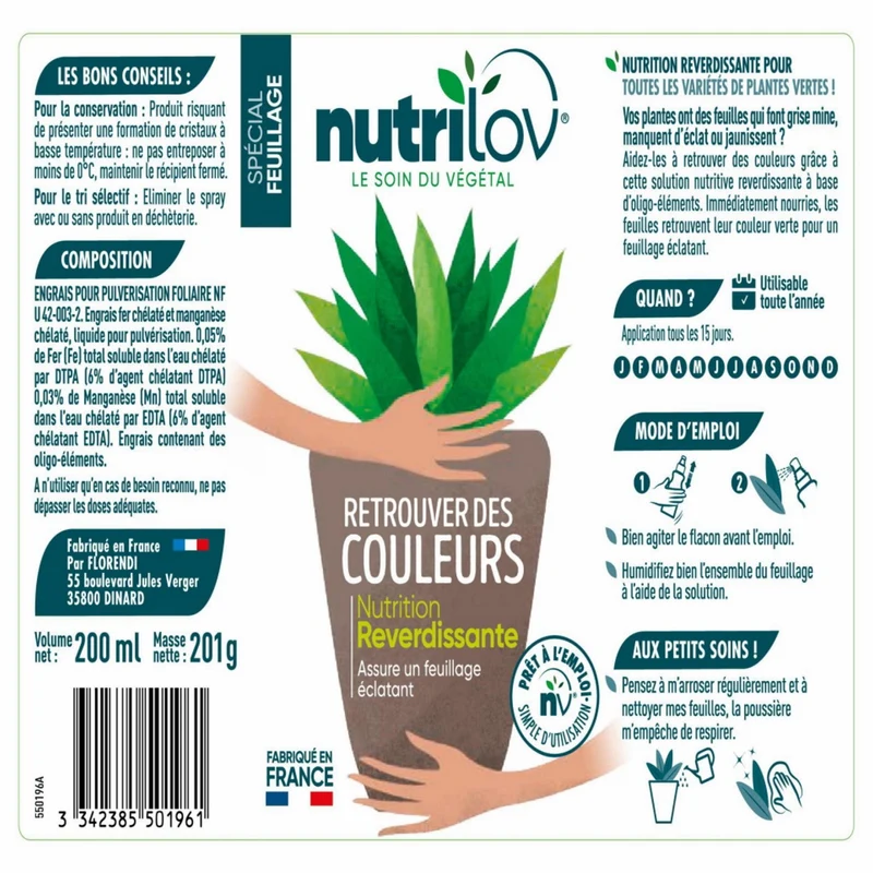 Retrouvez des couleurs - Engrais NUTRILOV