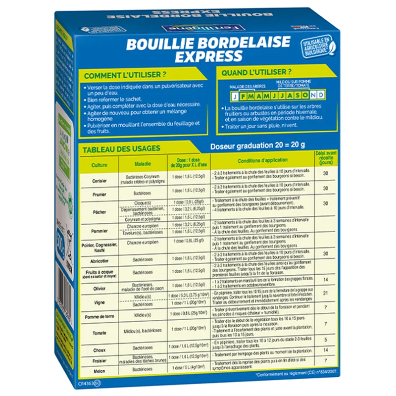 Bouillie bordelaise express FERTILIGENE