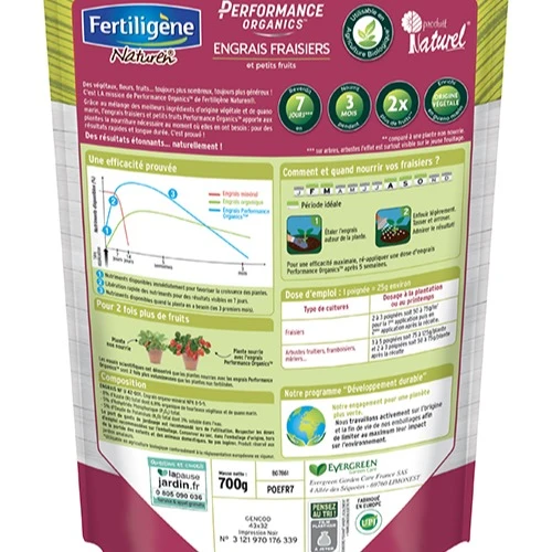 Engrais fraisiers et petits fruits FERTILIGENE