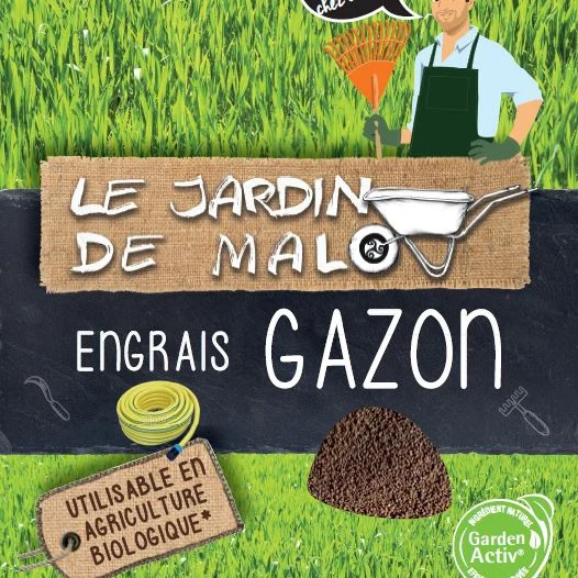 Engrais granulés pour gazon MALO