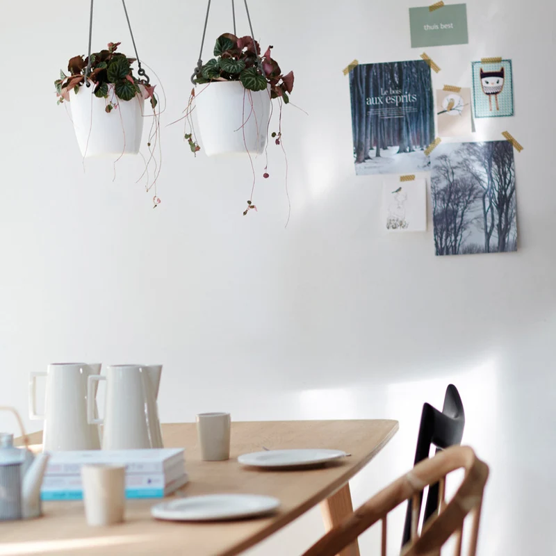Suspension Brussels Hanging Basket D18 blanc
