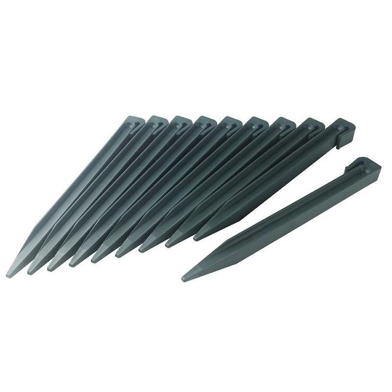 10 Piquets d'ancrage pour bordure