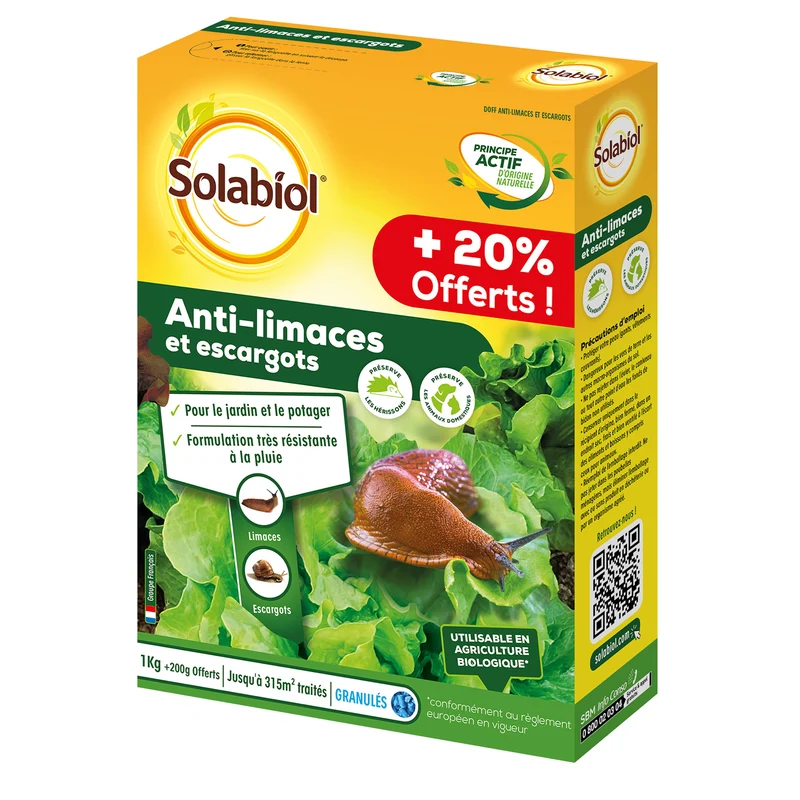 Anti-limaces et escargots SOLABIOL