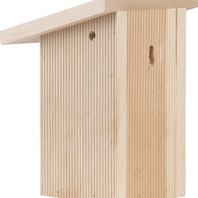 Nichoir en bois naturel