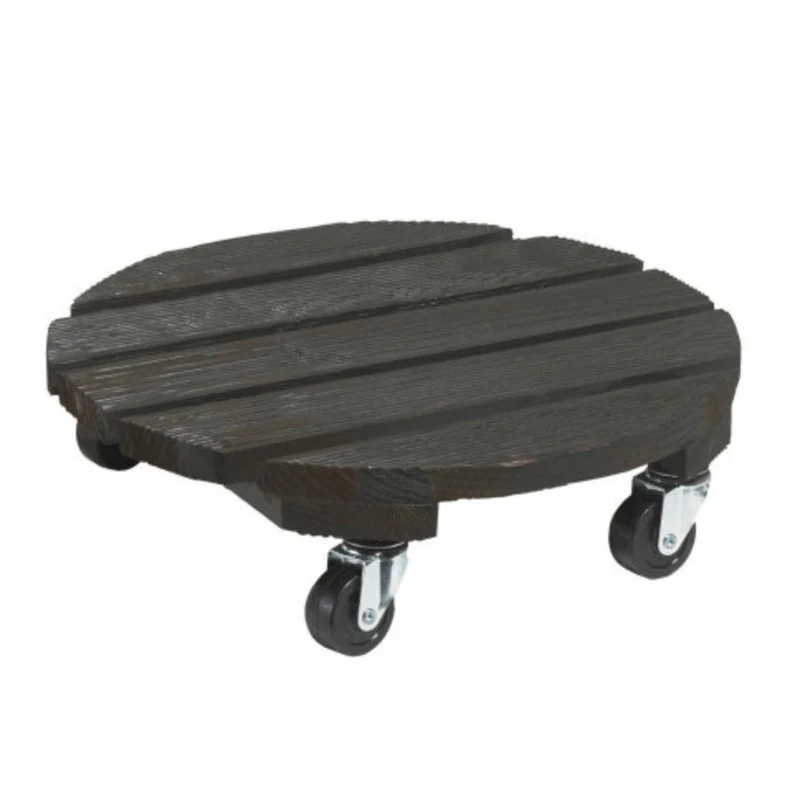 Support à roulette en bois