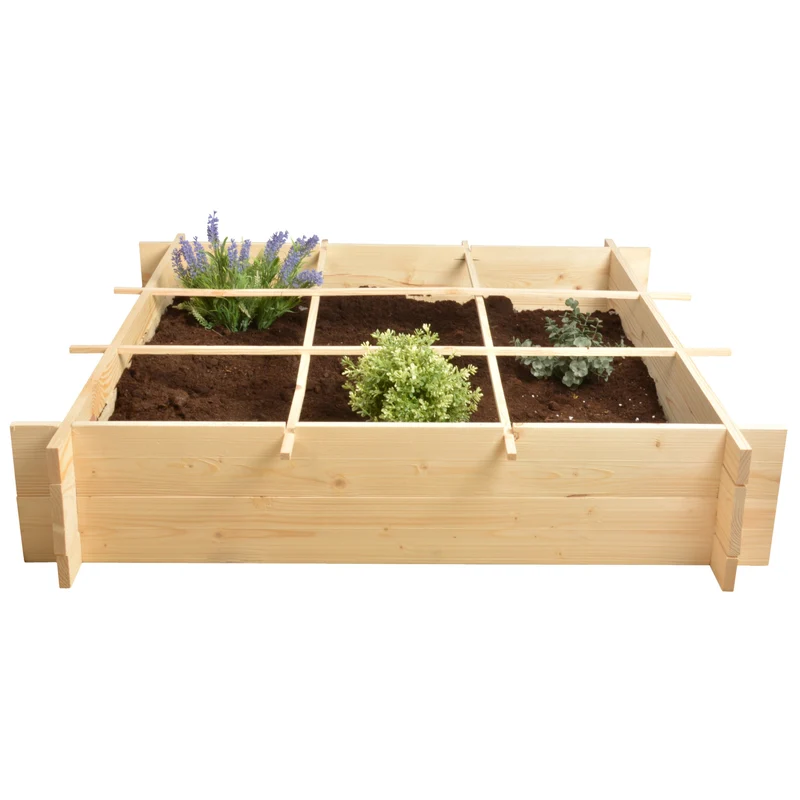 Carré potager en bois de Pin FSC