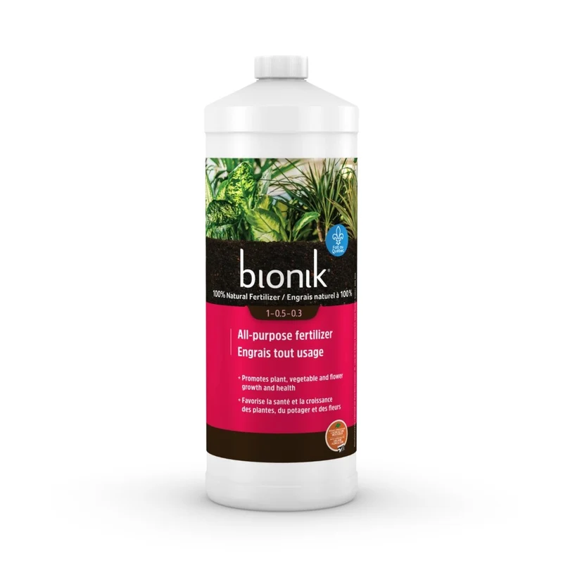 Engrais liquide biologique Bionik - Tout usage 1-0,5-0,3