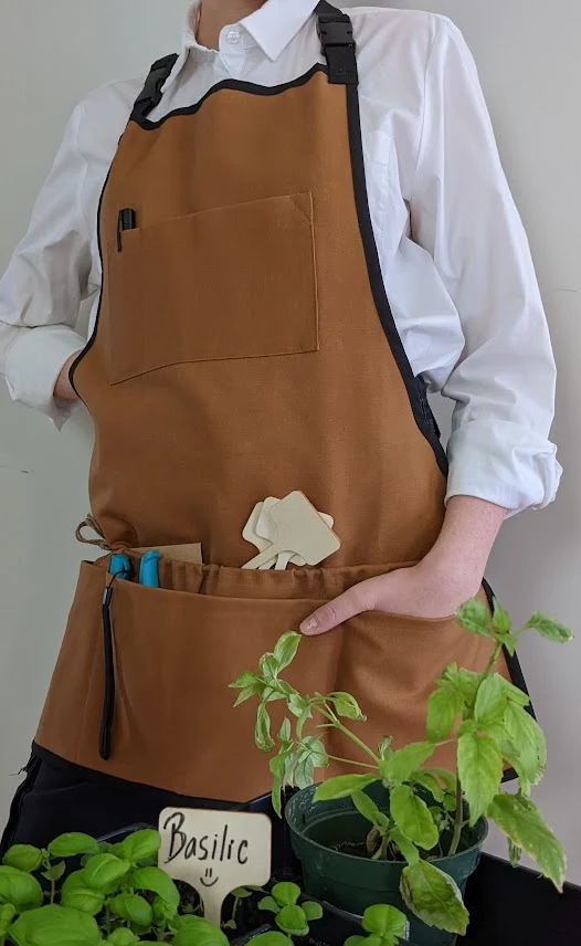 Tablier long de jardinage