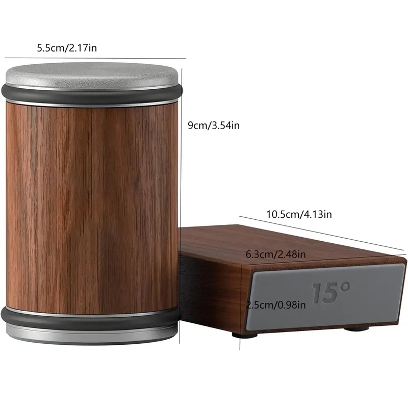 Aiguiseur magnétique roulant de couteau 15° et 20°