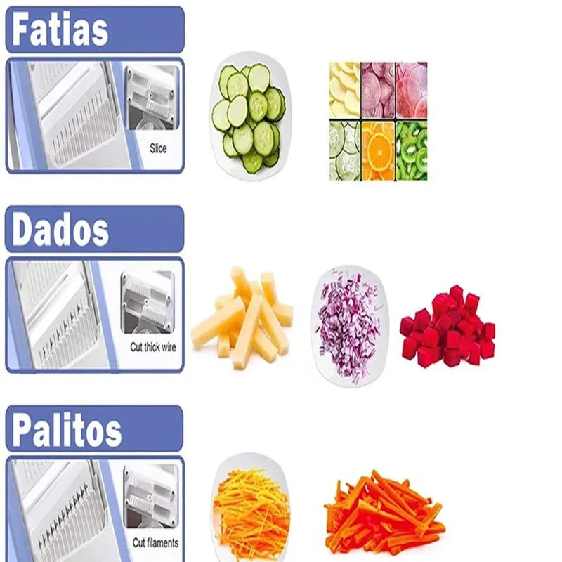 Mandoline 5 en 1
