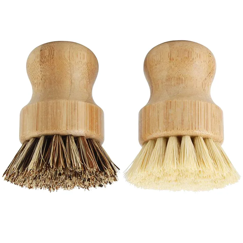 Brosse à récurer en bois