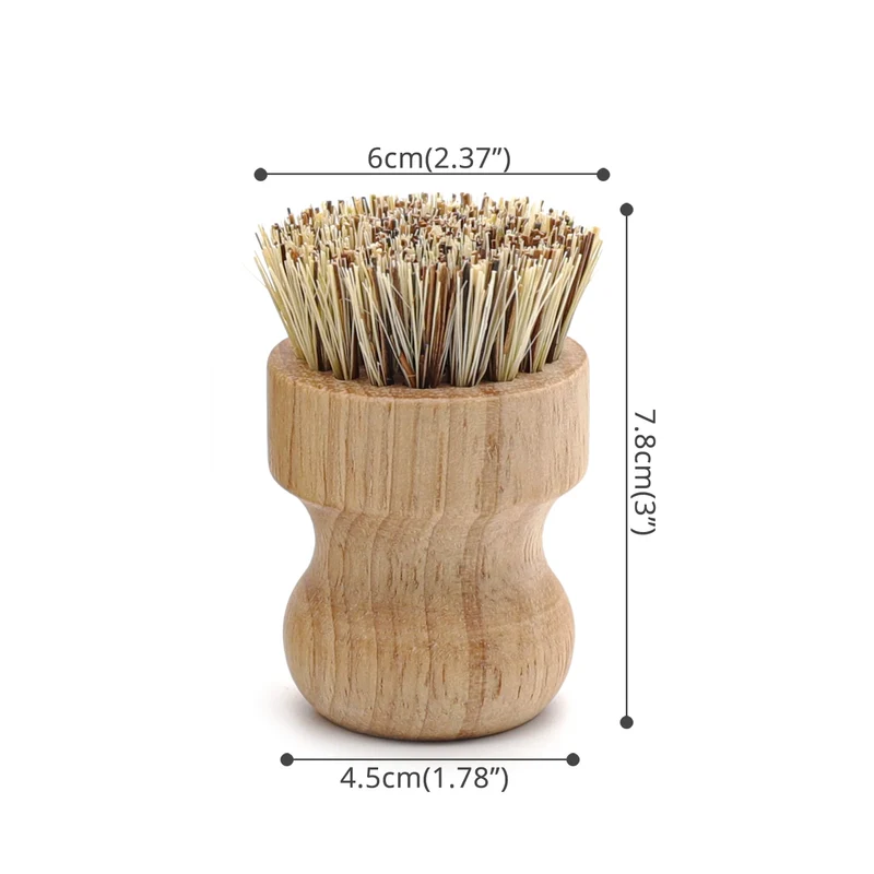 Brosse à récurer en bois