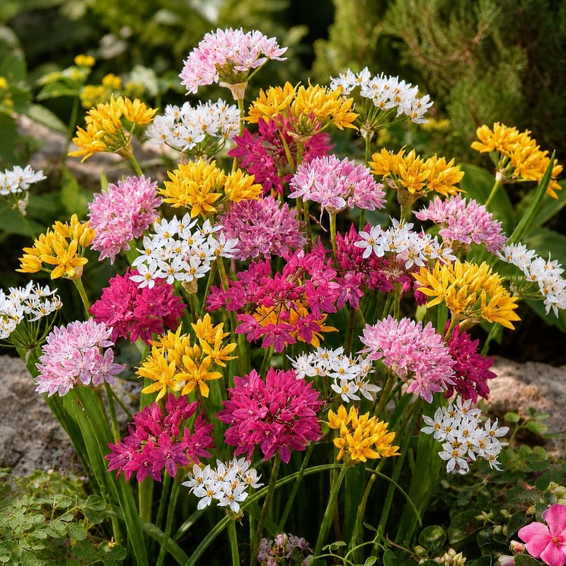 25 Alliums décoratifs en mélange