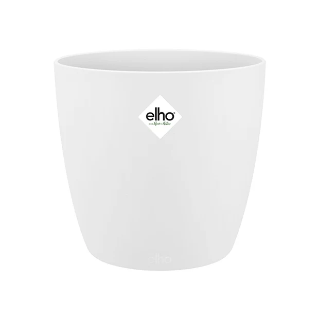 Collection de plantes dépolluantes et ses cache-pots blancs ELHO