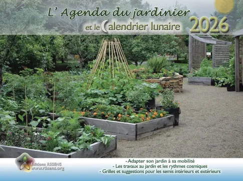 L'Agenda du jardinier et calendrier lunaire 2026