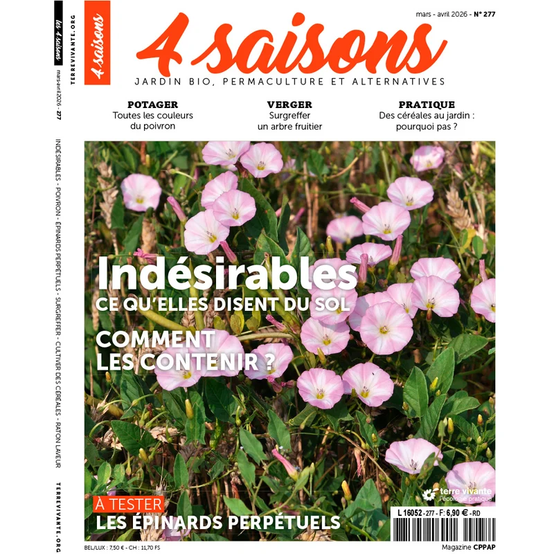 MAGAZINE 4 SAISONS - n°277 INDÉSIRABLES : COMMENT LES CONTENIR ?