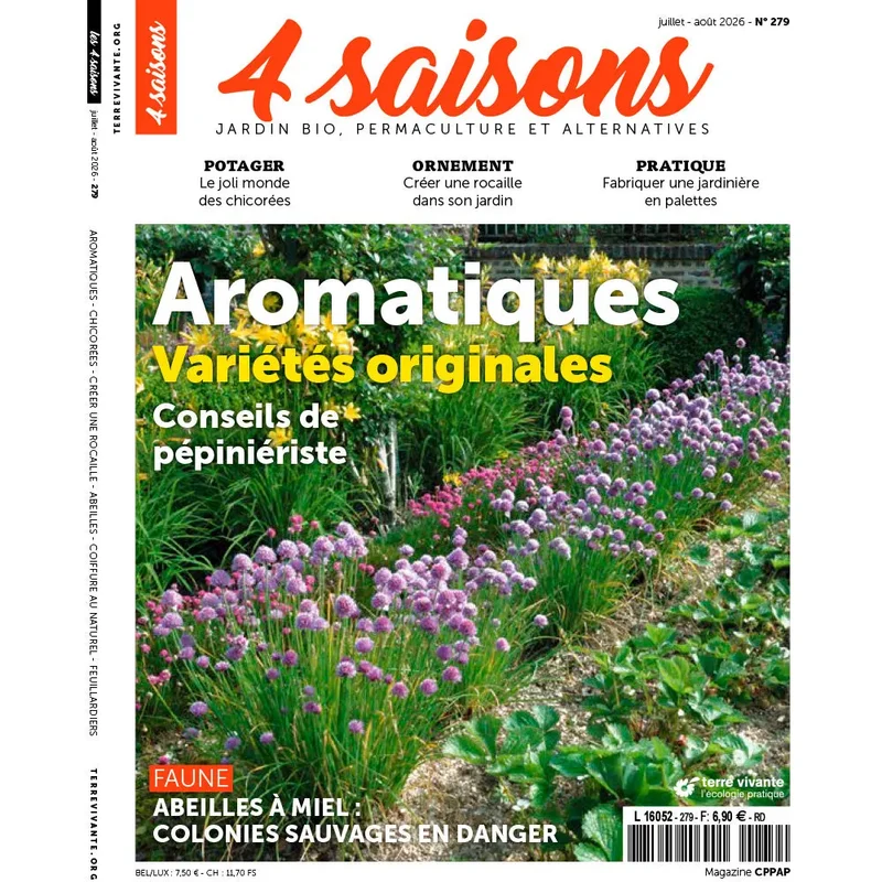 MAGAZINE 4 SAISONS - n°279 AROMATIQUES : VARIÉTÉS ORIGINALES