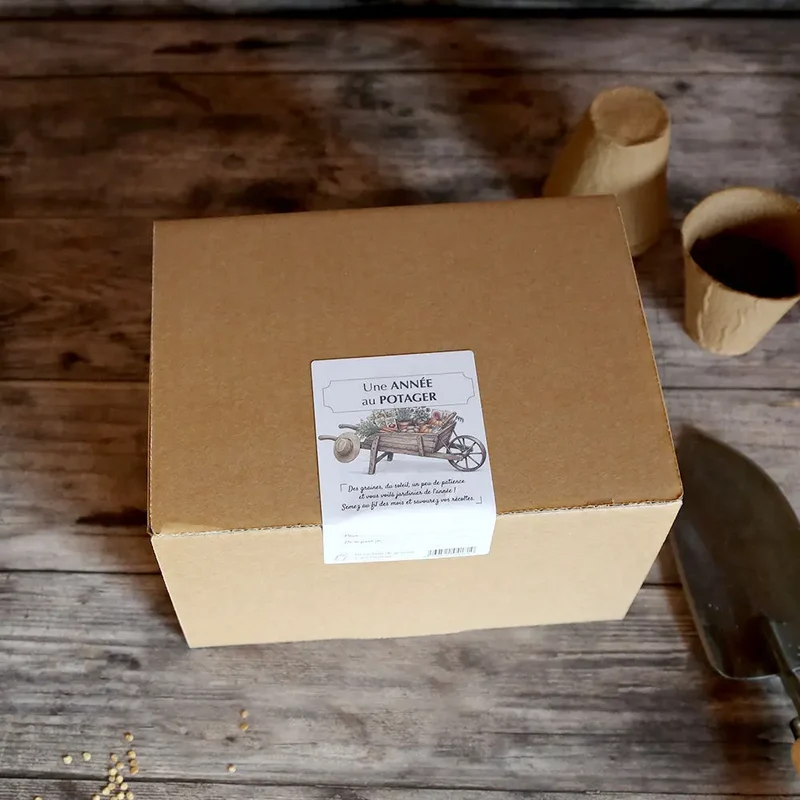 COFFRET UNE ANNÉE AU POTAGER