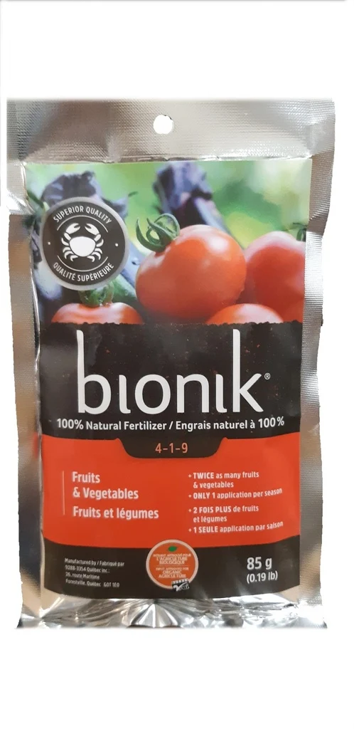 Engrais Bionik pour fruits et légumes