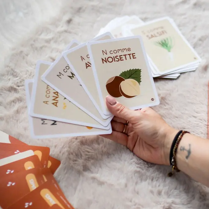 JEU DE CARTES - J'APPRENDS L'APHABET