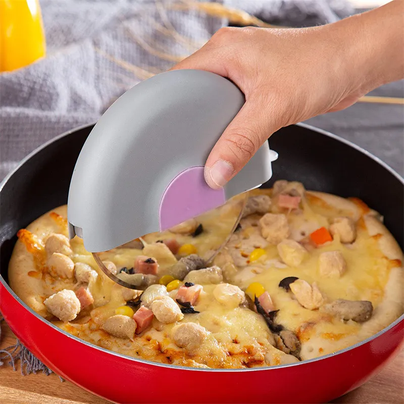 Roulette à pizza géante