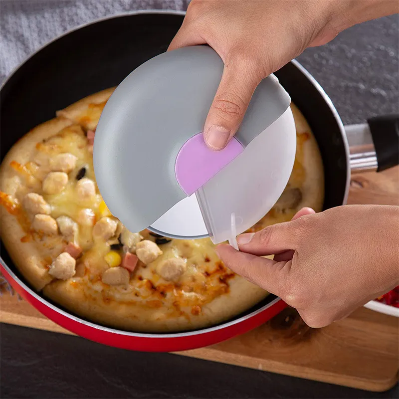 Roulette à pizza géante