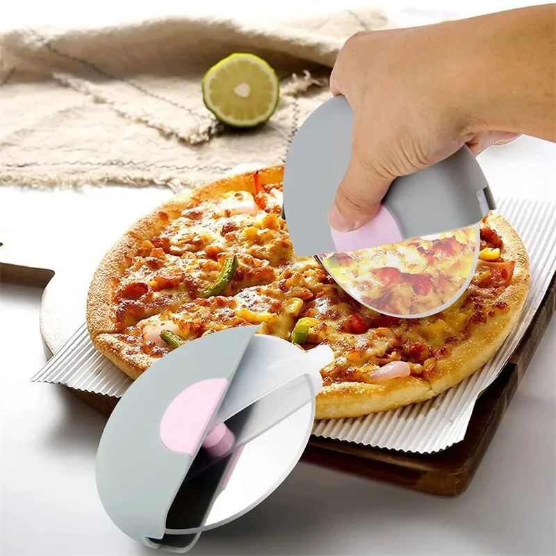 Roulette à pizza géante