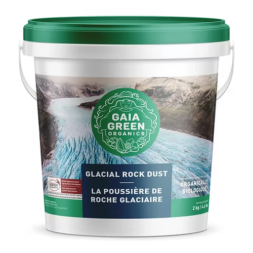 Poussière de roche glaciaire de Gaia Green