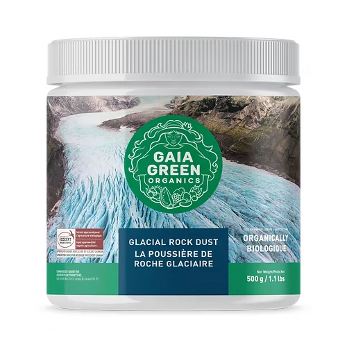 Poussière de roche glaciaire de Gaia Green