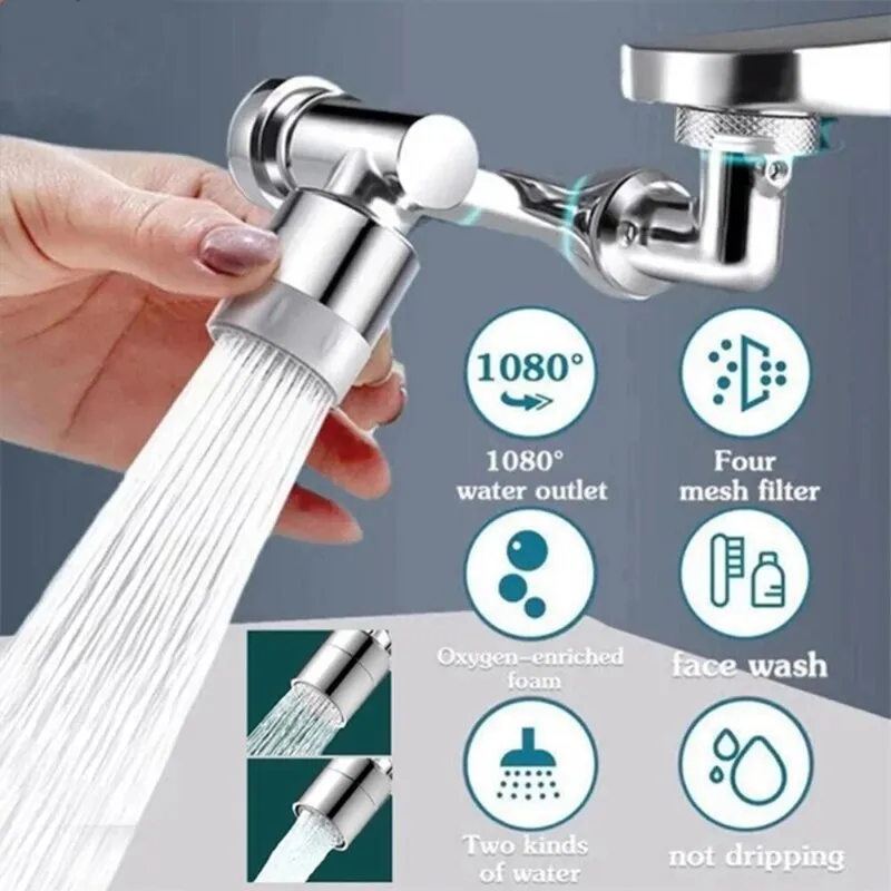 Tête de robinet orientable 1080°