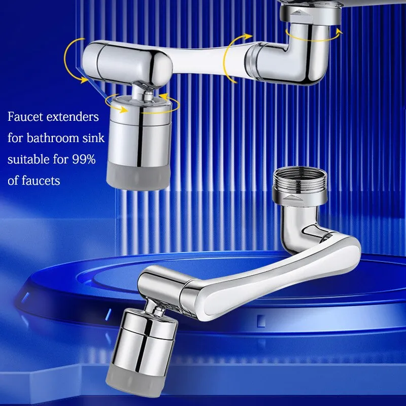 Tête de robinet orientable 1080°